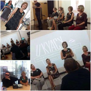 Talking on a panel at UKYACX